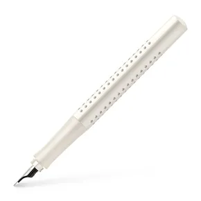 Töltőtoll Grip 2010, F, kókuszfehér Faber-Castell 140822