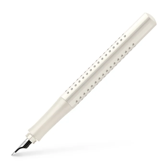 Termék főképe Plnicí pero Grip 2010, F, kokosová bílá Faber-Castell 140822