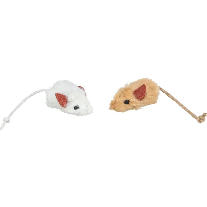 Termék főképe Plyšová myška s pevným středem a catnipem 5 cm (6ks/bal.)