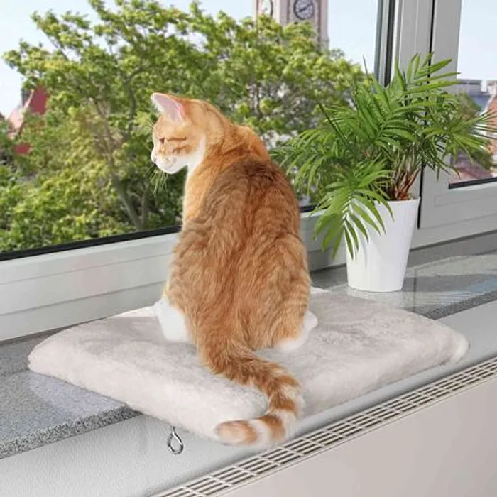 Termék főképe Plyšové lehátko na parapet, sv.šedé 51x36 cm