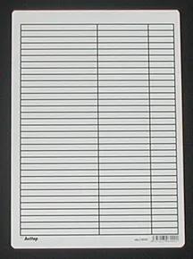 Lazy pad A4 vonal - kemény PVC