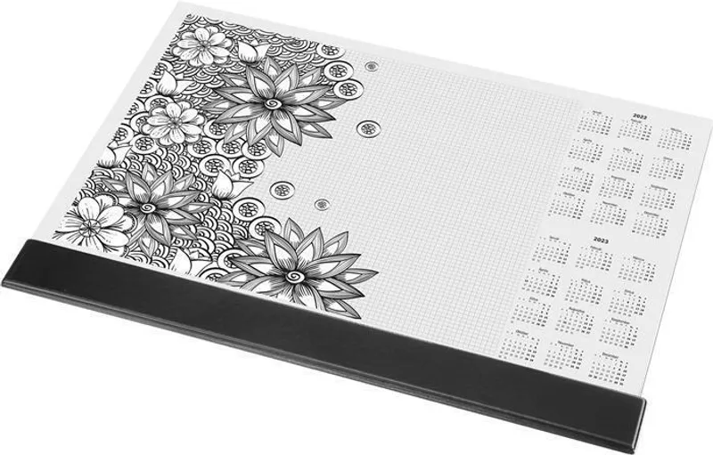 Termék főképe Podložka na stůl "Flowers", A3, 410x286 mm, s omalovánkou, PANTA PLAST