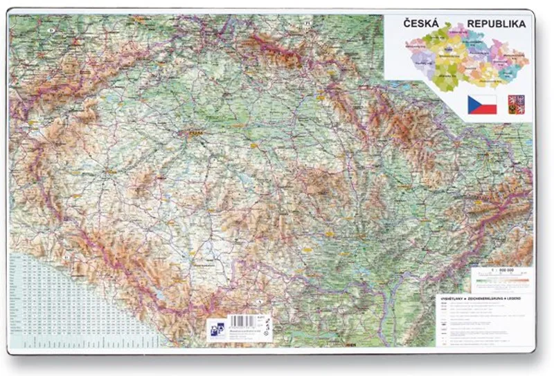 Termék főképe Podložka na stůl - Mapa České republiky 60 x 40 cm