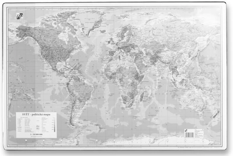 Termék főképe Podložka na stůl - mapa světa 60 x 40 cm