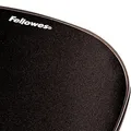 Fellowes Crystal egér és csuklópárna, ergonomikus, gél, fekete, 23x20,2 cm, 1,4