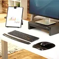 Fellowes Crystal egér és csuklópárna, ergonomikus, gél, fekete, 23x20,2 cm, 1,4