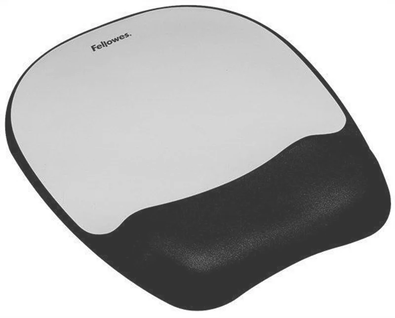 Termék főképe Podložka pod myš "Memory Foam",  šedá, s pěnovou opěrkou zápěstí, FELLOWES