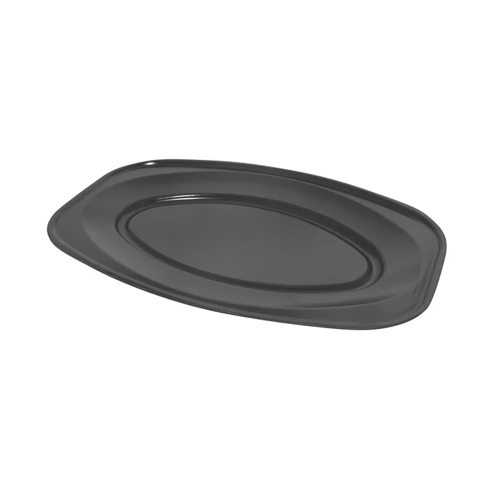 Termék főképe Podnos oválný černý 55 x 36 cm (EPS) [10 ks] - pěnový
