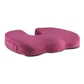 Párna, fenék alatt, ergonomikus, borvörös, memóriahab, Powerton