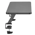 Következő termékkép Talapzat a monitor alatt, asztalra rögzíthető, fekete, acél, forgácslap, 20 kg teherbírás, P