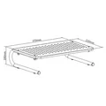 Következő termékkép Állvány a monitor alatt, hely a billentyűzetnek, fekete, acél-műanyag, 20 kg terhelhetőség, Powerton