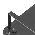Következő termékkép Monitor állvány, hely a billentyűzetnek, gyors összeszerelés, fekete, acél, forgácslap, 2