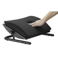 Következő termékkép Lábtámasz, levehető puha párna, fekete, acél, 25 kg teherbírás, Powerton