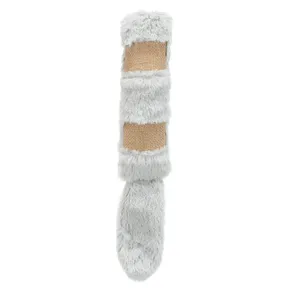 Párna XXL farokkal, plüss/juta/macskamenta, 39cm