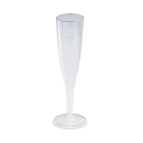 Műanyag pezsgős pohár (PS) átmérő 63mm 0,1L [10 db]