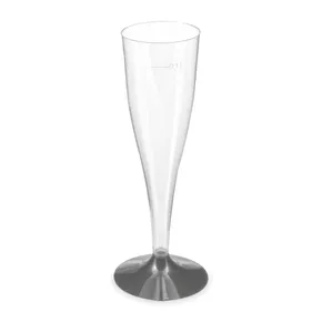 Pezsgőspohár fekete talppal 0,1 l [20 db]