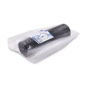 Műanyag pezsgős pohár (PS) két darabos fekete talppal átmérő 60mm 0,1L [20 db]