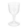 Műanyag boros pohár (PS) két darabos átmérő 65mm 0,1L [6 db]