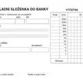 Következő termékkép Pokladní složenka do banky A6 PT080