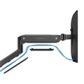 Következő termékkép Állítható tartó ULTRADESK BRANCH Single monitorhoz, 10 kg, asztali bilincs és tömítés,