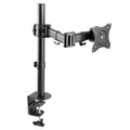Állítható tartó ULTRADESK SKELETON Single monitorhoz, 2-9KG, bilincs és gyűrűs asztal