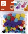 Pom-pom, színkeverék, APLI Kreatív