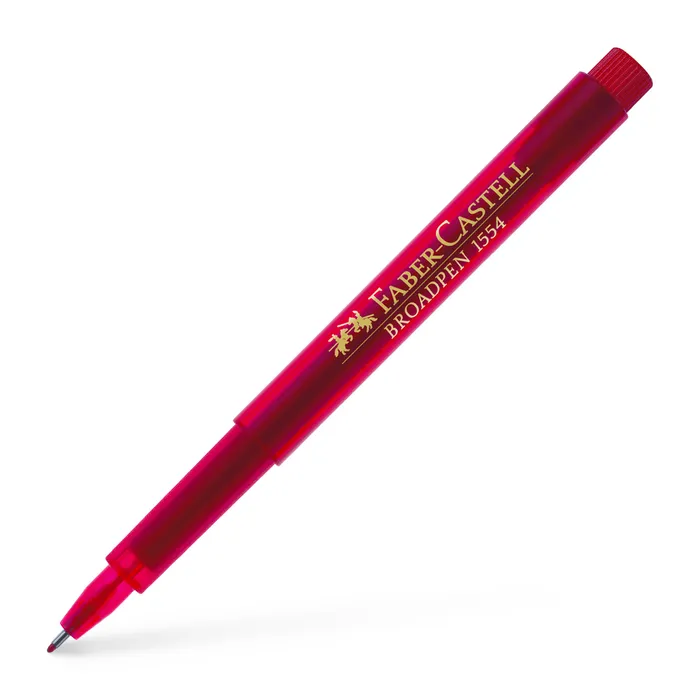 Termék főképe Popisovač Broadpen 1554, červená Faber Castell 155421