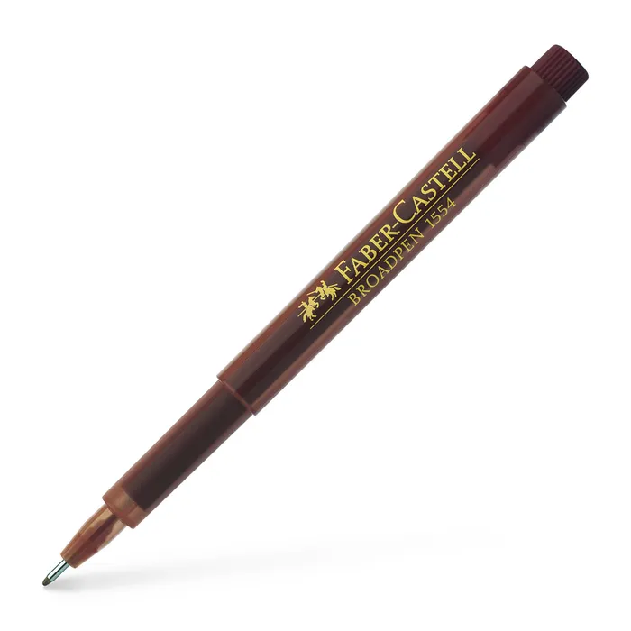 Termék főképe Popisovač Broadpen 1554, hnědá Faber Castell (155477)