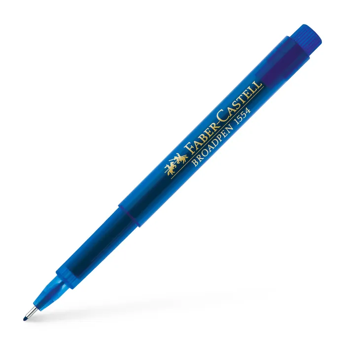 Termék főképe Popisovač Broadpen 1554, modrá Faber Castell 155451