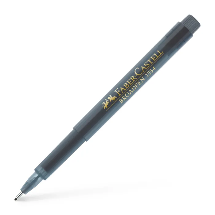 Termék főképe Popisovač Broadpen 1554, šedá Faber Castell 155435