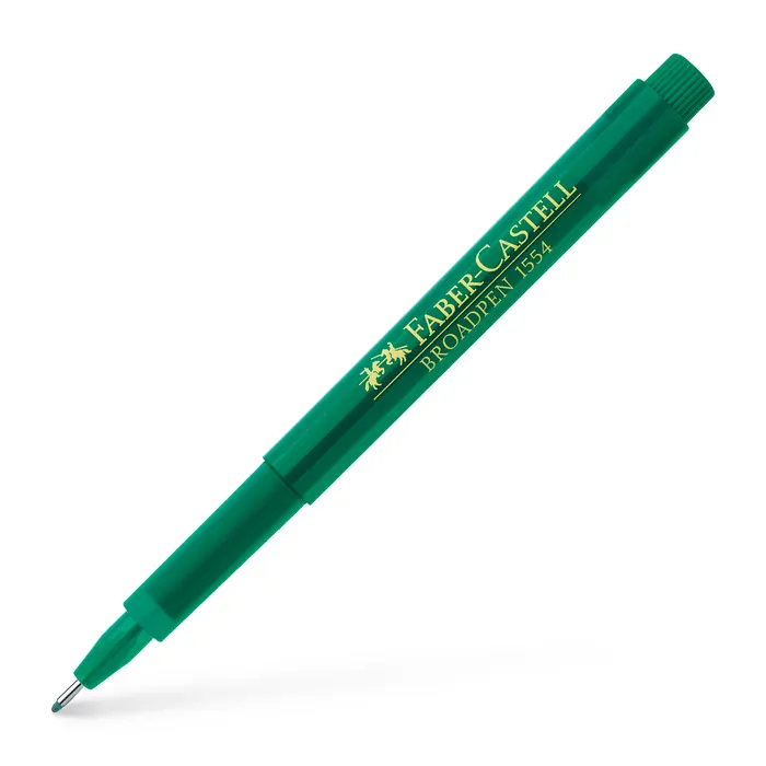 Termék főképe Popisovač Broadpen 1554, zelená Faber Castell 155467