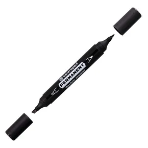 Centropen marker 1666 Tartós kéthegyű - fekete