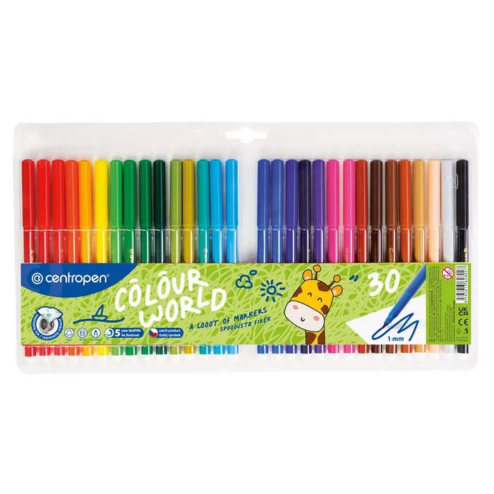 Termék főképe Popisovač CENTROPEN 7550 sada 30 barev (fixy)