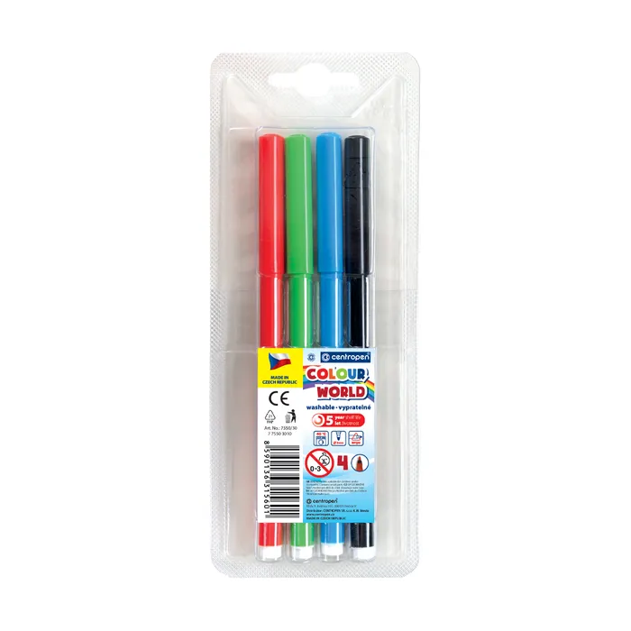 Termék főképe Popisovač CENTROPEN 7550 sada 4 barev (fixy)