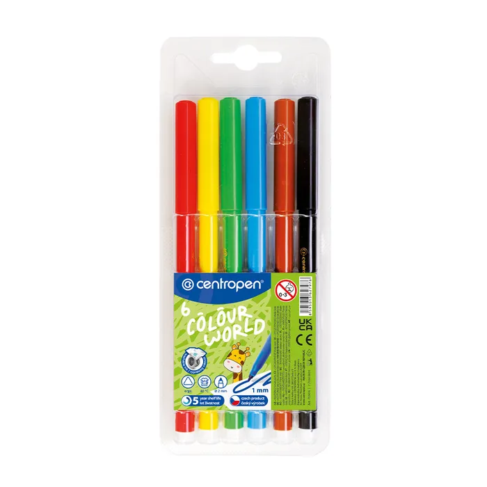 Termék főképe Popisovač CENTROPEN 7550 sada 6 barev (fixy)