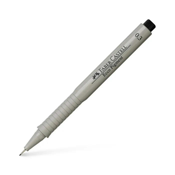 Termék főképe Popisovač Ecco Pigment  0.3, černá Faber Castell (166399)