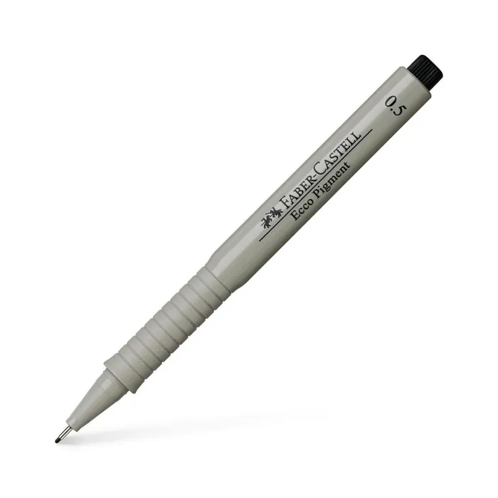Termék főképe Popisovač Ecco Pigment  0.5, černá Faber Castell (166599)