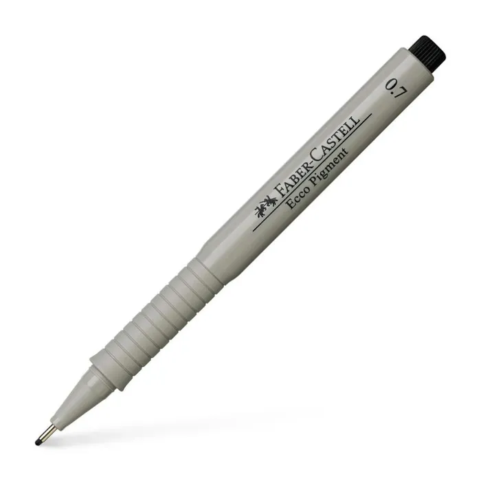 Termék főképe Popisovač Ecco Pigment  0.7, černá Faber Castell (166799)