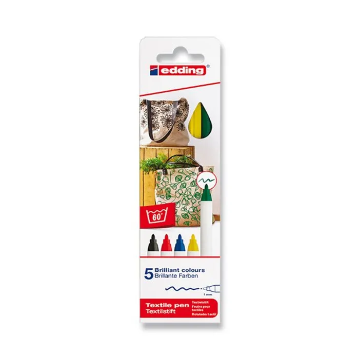 Termék főképe Popisovač Edding na textil 4600 5 barev