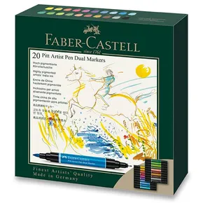 Faber-Castell 162020 Pitt Artist Pen Dual Marker készlet 20 db-os