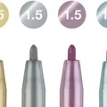 Következő termékkép Marker Faber-Castell 167304 Pitt Artist Pen 4 szín, metál