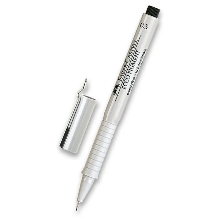 Termék főképe Popisovač Faber-Castell Ecco Pigment - černý 0,3 mm