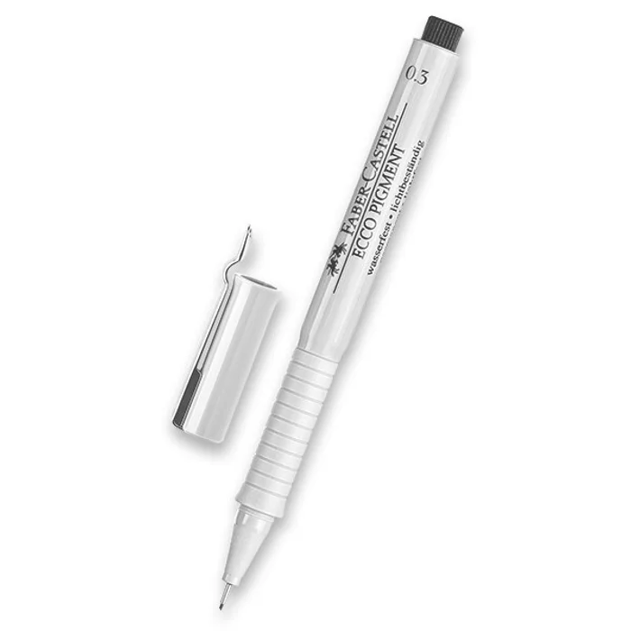 Termék főképe Popisovač Faber-Castell Ecco Pigment - černý 0,3 mm