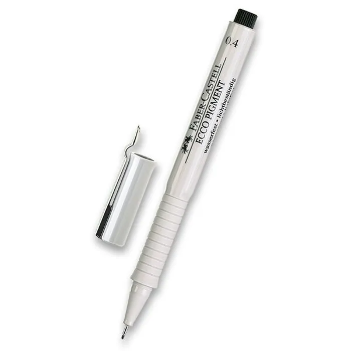 Termék főképe Popisovač Faber-Castell Ecco Pigment - černý 0,4 mm