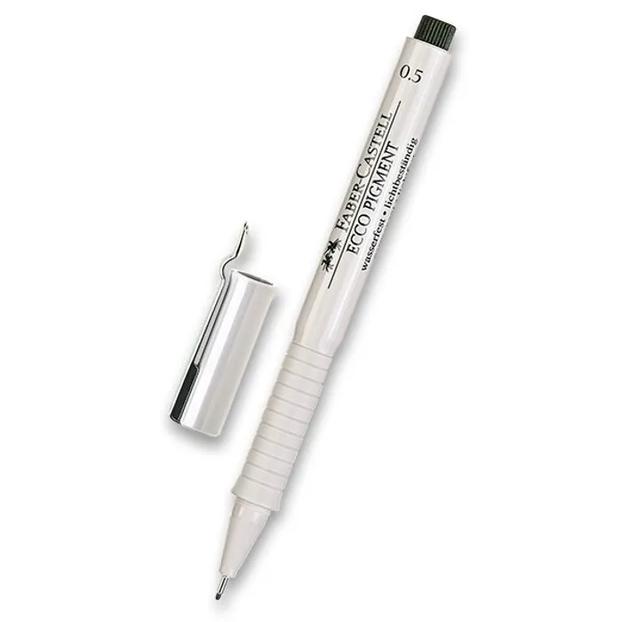 Termék főképe Popisovač Faber-Castell Ecco Pigment - černý 0,5 mm