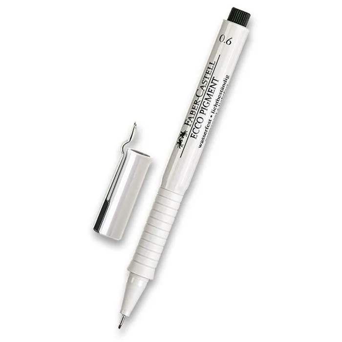 Termék főképe Popisovač Faber-Castell Ecco Pigment - černý 0,6 mm