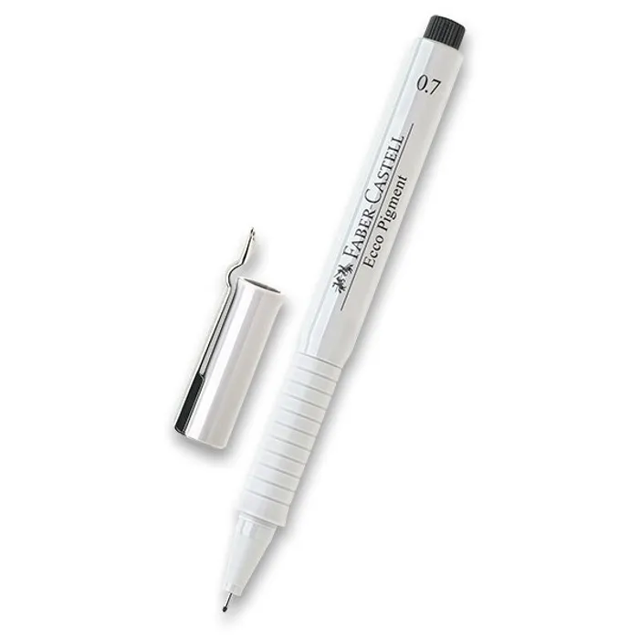 Termék főképe Popisovač Faber-Castell Ecco Pigment - černý 0,7 mm
