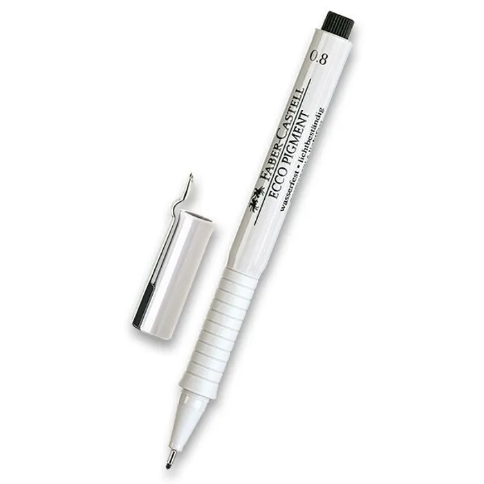 Termék főképe Popisovač Faber-Castell Ecco Pigment - černý 0,8 mm