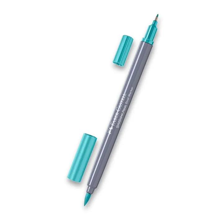 Termék főképe Popisovač Faber-Castell Goldfaber Aqua Dual Marker kobaltově zelená, 356