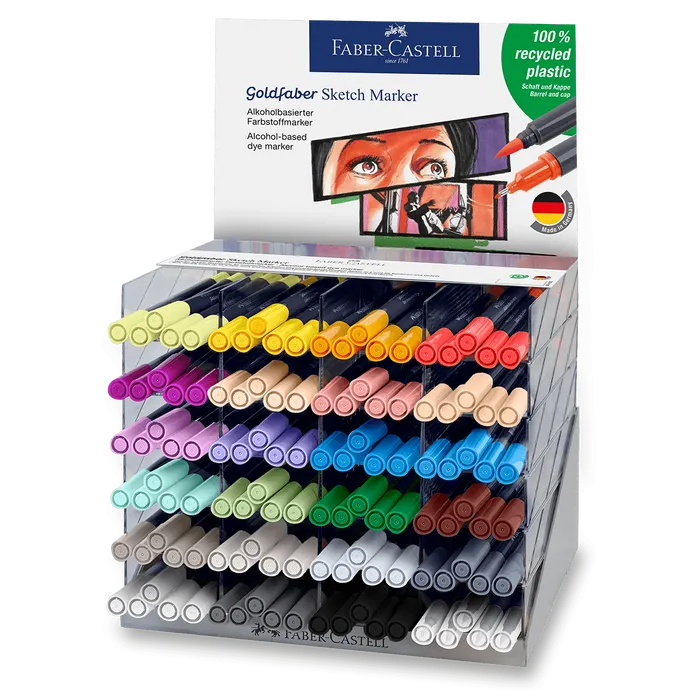 Termék főképe Popisovač Faber-Castell Goldfaber Sketch Marker stojánek